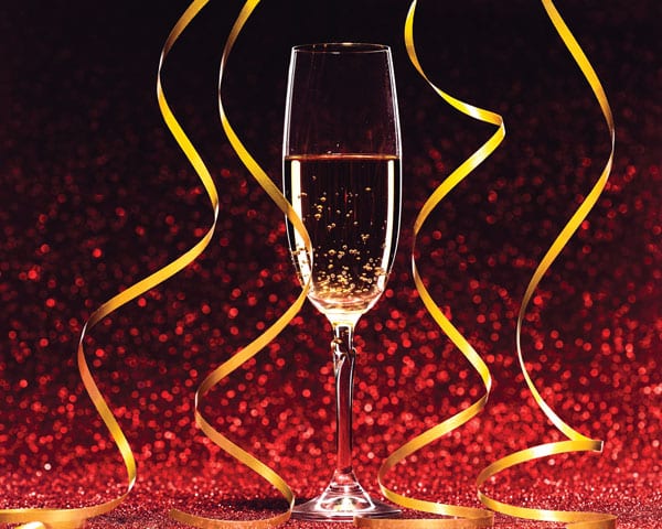 Toast the New Year with just One Glass of Bubbly